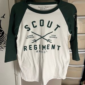 Attack on Titan Loot Crate Anime 3/4 Tee